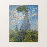 Puzzle Claude Monet - La Promenade, Femme avec un Parasol<br><div class="desc">La Promenade,  Femme avec un Parasol / Madame Monet et son fils / La Promenade / La Femme a l'ombrelle - Claude Monet,  1875</div>