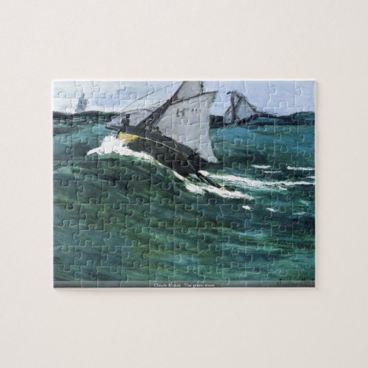 Puzzle Claude Monet - la vague verte (Horizontal)
