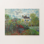 Puzzle Claude Monet - Le Jardin de l'Artiste à Argenteuil<br><div class="desc">Le Jardin de l'Artiste à Argenteuil / Un Coin du Jardin avec Dahlias - Claude Monet,  Huile sur Toile,  1873</div>