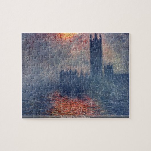 Puzzle Claude Monet - le Parlement à Londres déconcertent (Horizontal)