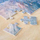 Puzzle Claude Monet : L'entrée à Giverny sous la neige (Côté)