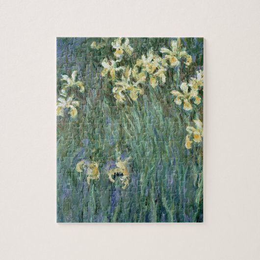 Puzzle Claude Monet | les iris jaunes (Vertical)