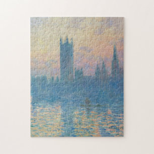 Puzzle Claude Monet Les maisons du Parlement Coucher de s