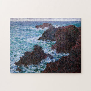 Puzzle Claude Monet - Les rochers de Belle-Ile, Côte sauv