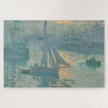 Puzzle Claude Monet - Lever du soleil<br><div class="desc">Belle peinture d'art sur bateaux au lever du soleil par Claude Monet. Visitez notre magasin pour découvrir des peintures et cadeaux Monet plus extraordinaires pour les amateurs de Monet.</div>