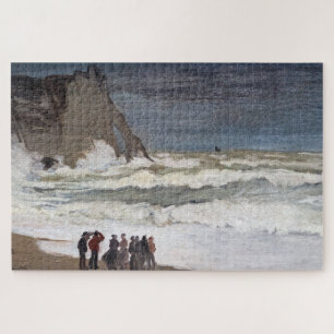Puzzle Claude Monet - Mer agitée à Etretat