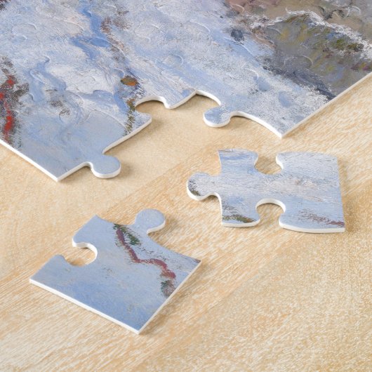 Puzzle Claude Monet // Neige à Argenteuil (Côté)