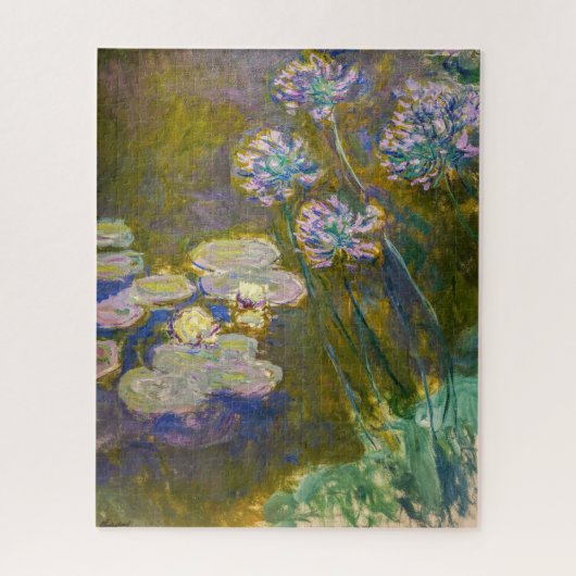 Puzzle Claude Monet - Nénuphars et Agapanthus (Vertical)