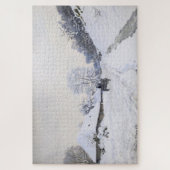 Puzzle Claude Monet - Panier sur la route des neiges à Ho (Vertical)