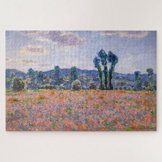 Puzzle Claude Monet - Poppy Field 1890 (Giverny) (Horizontal)