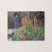 Puzzle Claude Monet Roundé Flower Bed (1876) célèbre p (Horizontal)