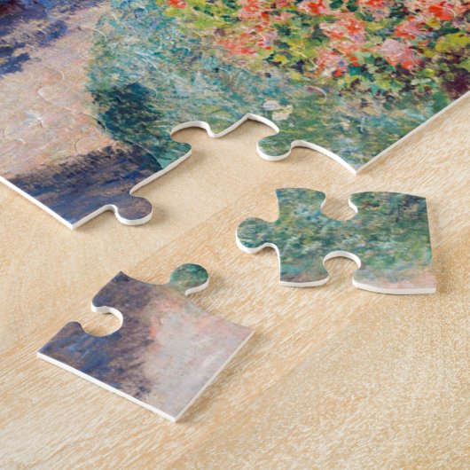 Puzzle Claude Monet Roundé Flower Bed (1876) célèbre p (Côté)