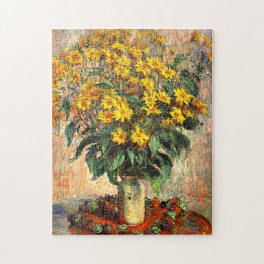 Puzzle Claude Monet : Topinambours (Vertical)