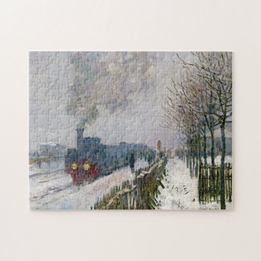 Puzzle Claude Monet - Train dans la neige / La Locomotive (Horizontal)