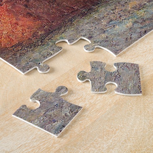 Puzzle Claude Monet White Frost Sunrise (Haystacks) (Côté)