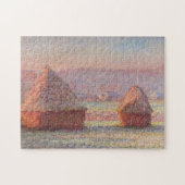 Puzzle Claude Monet White Frost Sunrise (Haystacks) (Horizontal)