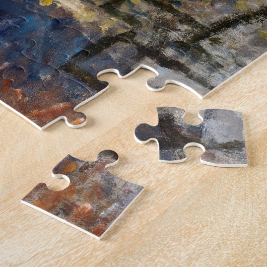 Puzzle Claude Monet - Windmill, Amsterdam (Côté)