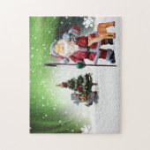Puzzle Clause santa de Noël (Vertical)
