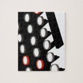 Puzzle Clavier pour machine à écrire vintage (Vertical)