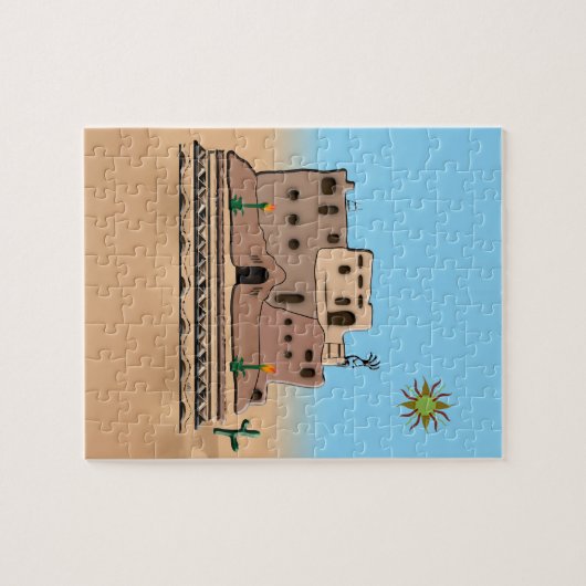 Puzzle Clay House (Horizontal)