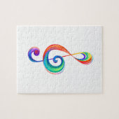 Puzzle Clé arc-en-ciel (Horizontal)