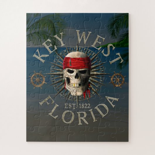 Puzzle Clé Pirate Ouest (Vertical)