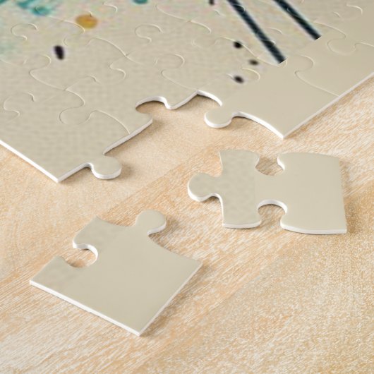 Puzzle Cléopâtre Moderne - Abstrait Liquid Colors Art (Côté)