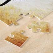 Puzzle Clés de piano sur une clef de musique (Côté)