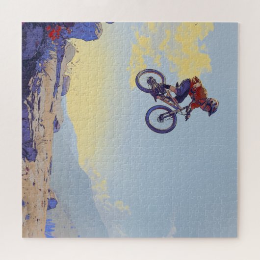 Puzzle Cliff Jumping BMXer - Conception du pilote BMX (Horizontal)