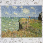 Puzzle Cliff Walk à Pourville par Claude Monet<br><div class="desc">Cliff Walk à Pourville (1882) de Claude Monet est une peinture marine d'art vintage impressionniste. Un paysage marin où deux femmes se tiennent sur une falaise rocheuse. Les dames portent des parasols et surplombent les vagues de l'océan par beau temps. À propos de l'artiste : Claude Monet (1840-1926) est un...</div>