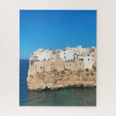 Puzzle Cliffside en Polignano a Mare, Pouilles, Italie (Vertical)