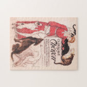 Puzzle Clinique Cheron Vintage Chien Chat Steinlen Poster (Horizontal)