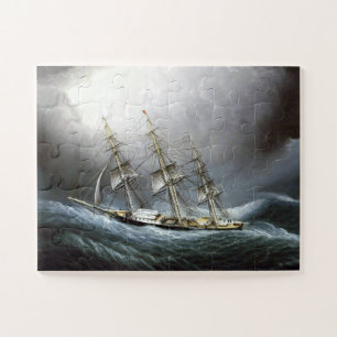 Puzzle Clipper Ship Cape Horn James Edward Buttersworth