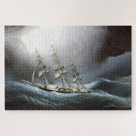 Puzzle Clipper Ship Cape Horn James Edward Buttersworth (Horizontal)