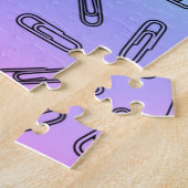 Puzzle Clips papier sur arc-en-ciel (Côté)