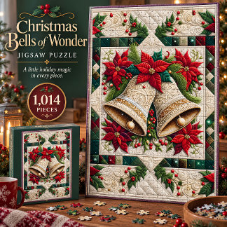 Puzzle Cloches de Noël de Wonder 1 014 pièces