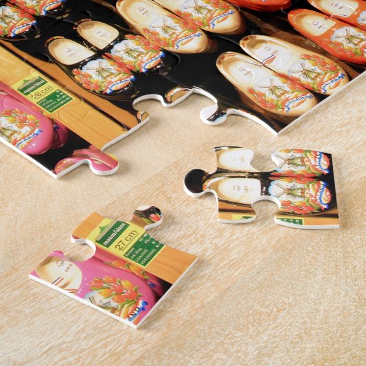 Puzzle Clogs peints en bois, Hollande 2 (Côté)