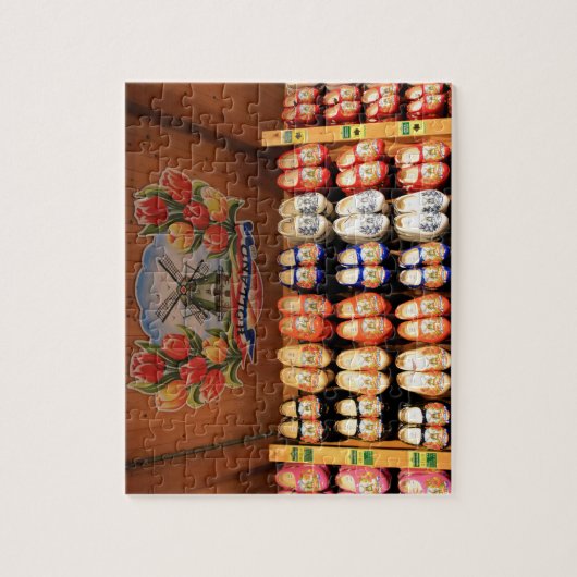 Puzzle Clogs peints en bois, Hollande 2 (Vertical)