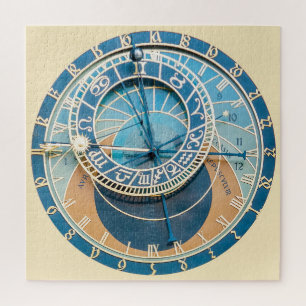 Puzzle Closeup on Prague Astronomical Clock, Czech R.