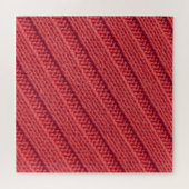 Puzzle Closeup stripy crochet texture. (Horizontal)