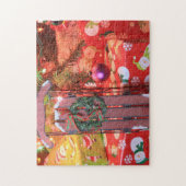 Puzzle Closeuse de motoneige de Noël (Vertical)