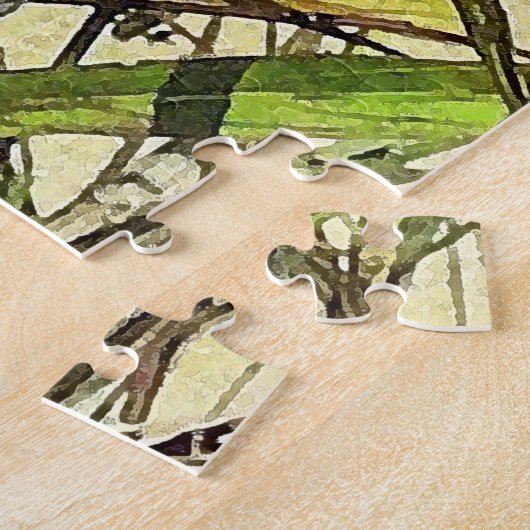 Puzzle Closeuse de Petunias pourpre (Côté)