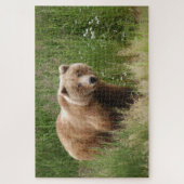 Puzzle Closeuse d'ours, Brooks Falls Alaska (Vertical)