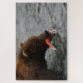 Puzzle Closeuse d'ours, Brooks Falls Alaska (Vertical)