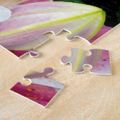 Puzzle Closeuse Lily Orientale en pleine floraison (Côté)