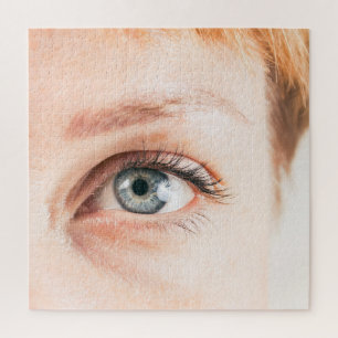 Puzzle Closeuse oculaire humain