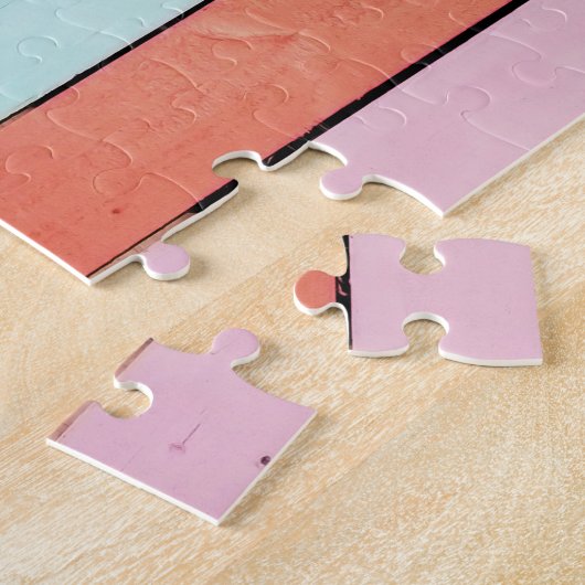 Puzzle Clôture en bois peint (Côté)