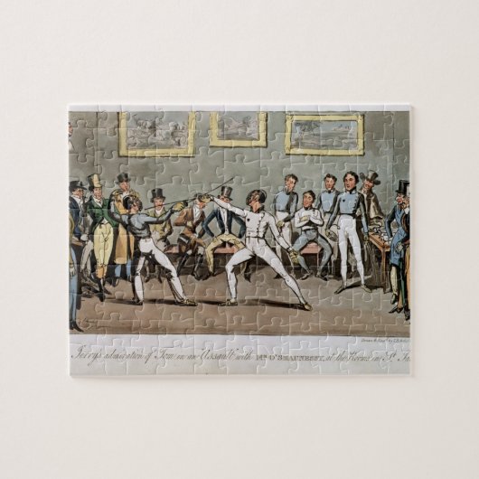 Puzzle Clôture : L'admiration de Jerry de Tom dans un (Horizontal)