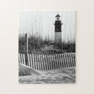 Puzzle Clôtures de plage et phare