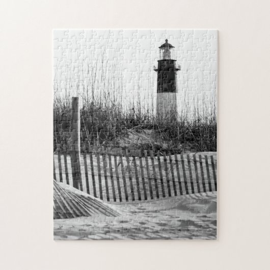 Puzzle Clôtures de plage et phare (Vertical)